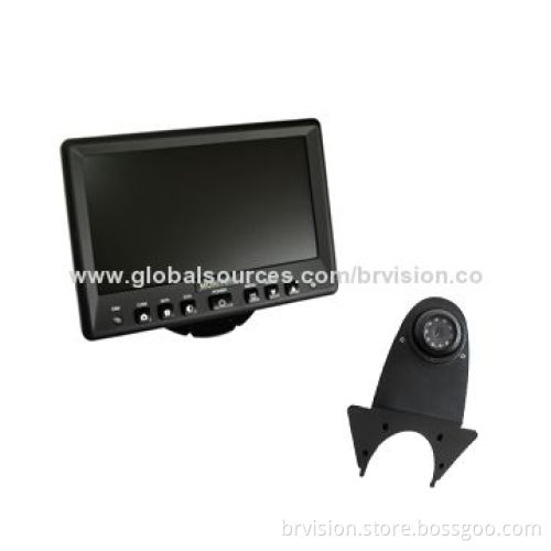 Truck Rear-view System with 7-inch LCD Monitor and Water-resistant Camera